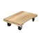 Vestil Tan Hardwood Dolly-Solid Deck 1200lb Capacity Non-Marking 16 x 24 HDOS-1624-12-NM - alternate 4